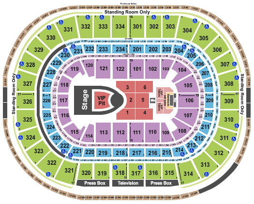 United Center Usher Seating Chart